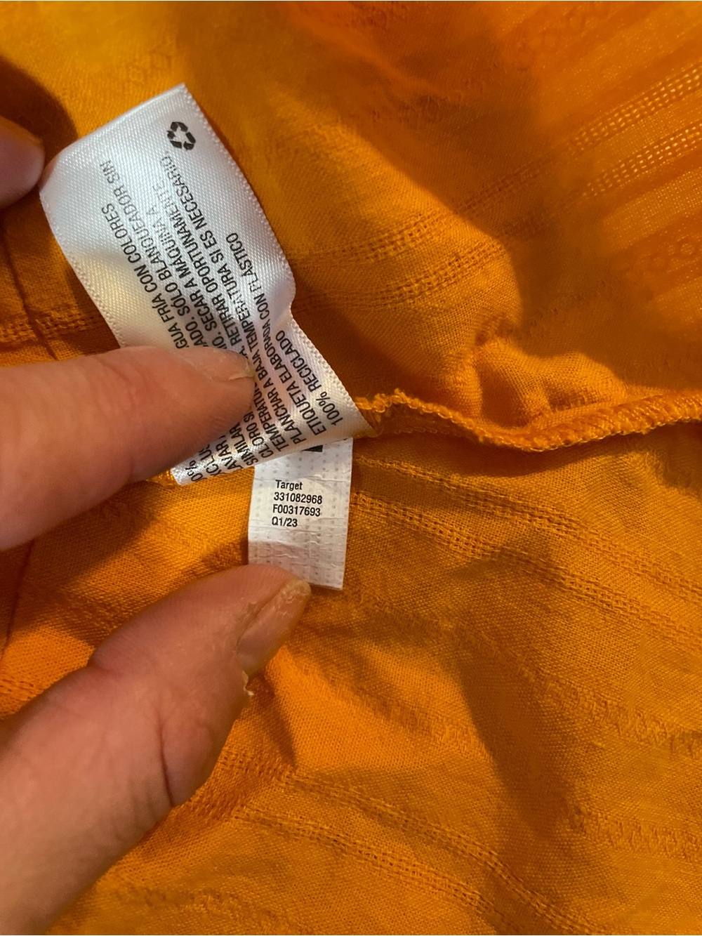 Wild Fable Babydoll Y2K Resort Beach Vacation 70s 90s Boho Dress Mango Orange L - Picture 8 of 12